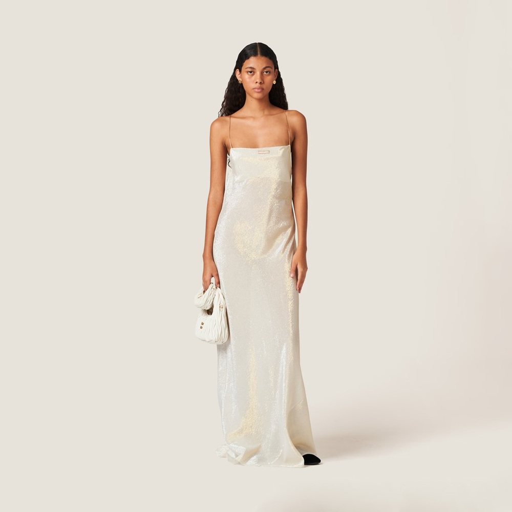 Miu Miu Cream Maxi Dress